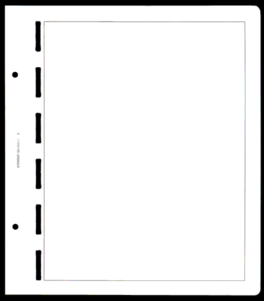 blank page with border. Quadrilled pages do not have