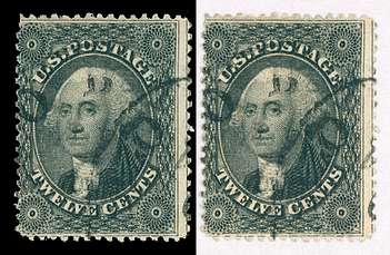 US Stamp Values Scott #194: 3c 1880 Washington Special Printing