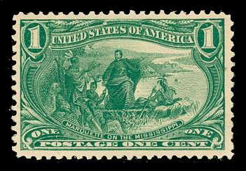 US Stamp Value Scott Catalogue #327 - 10c 1904 Louisiana Purchase