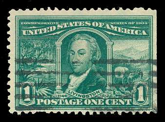 1904 US Stamp #325 Louisiana Purchase 3 cent Issue Mint NH OG